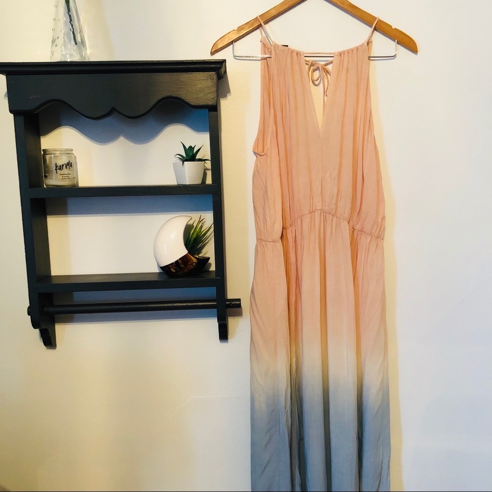 Aakaa - light dyed maxi dress, ombré and b…